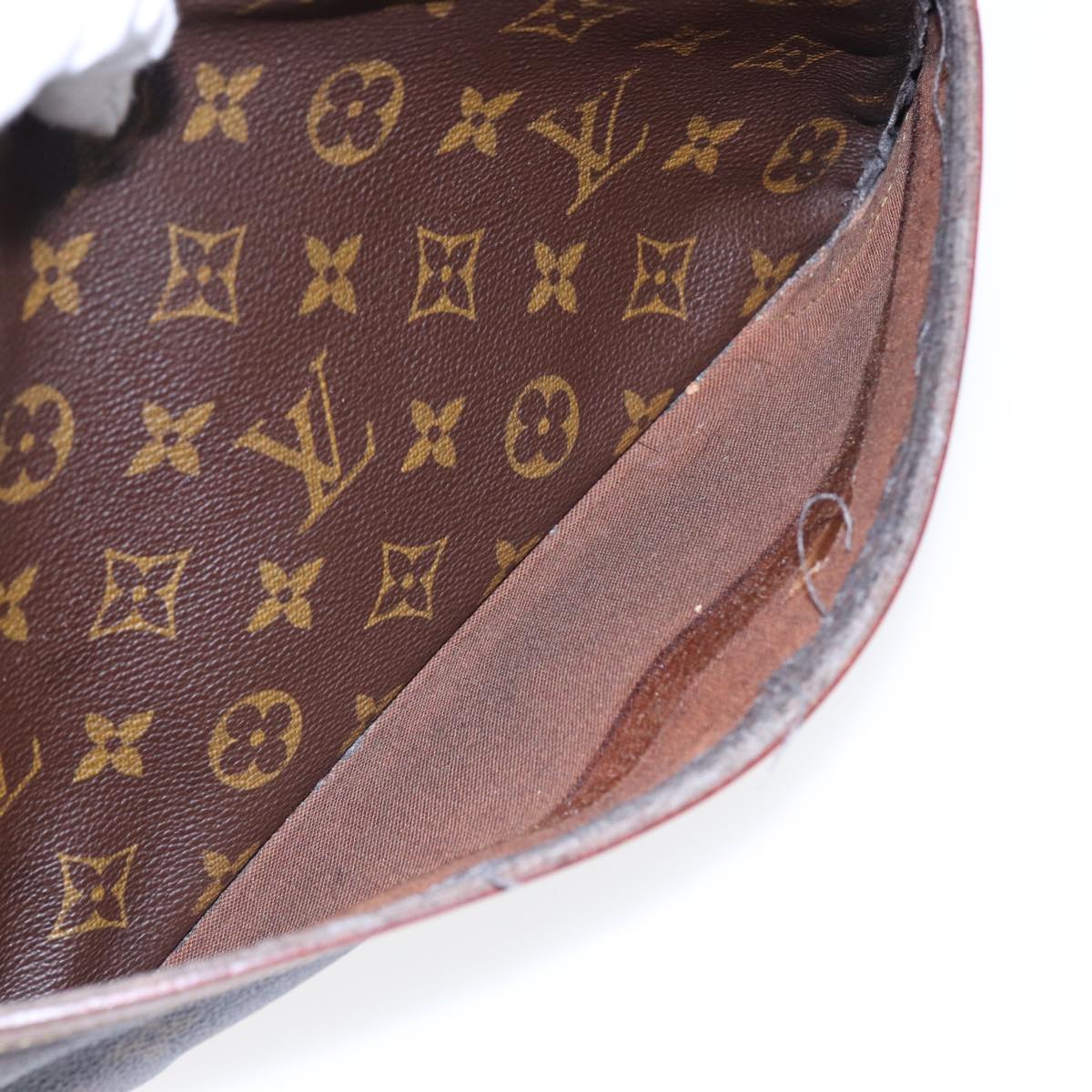 LOUIS VUITTON Monogram Compiegne 28 Clutch Bag M51845 LV Auth 78592