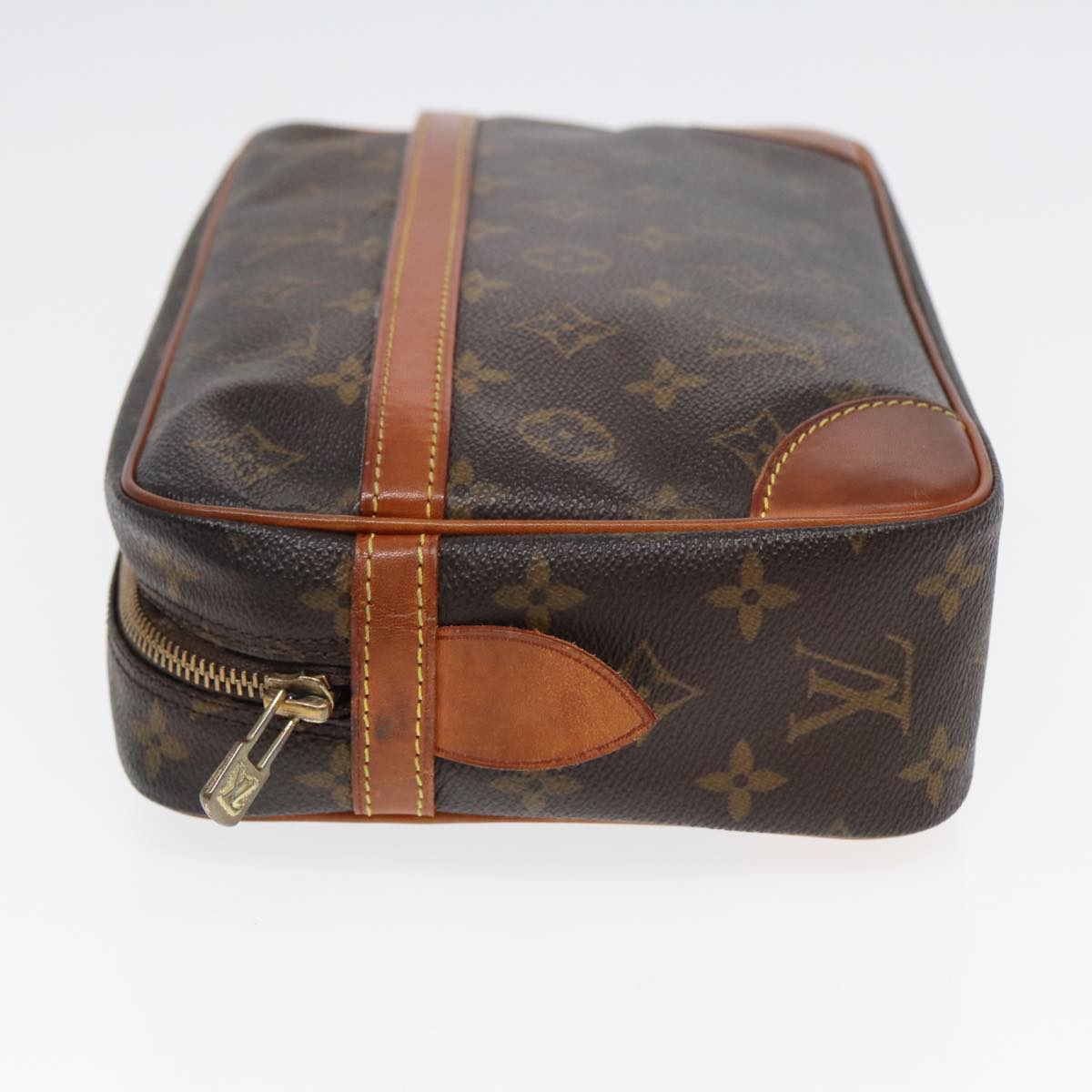 LOUIS VUITTON Monogram Compiegne 28 Clutch Bag M51845 LV Auth 78592