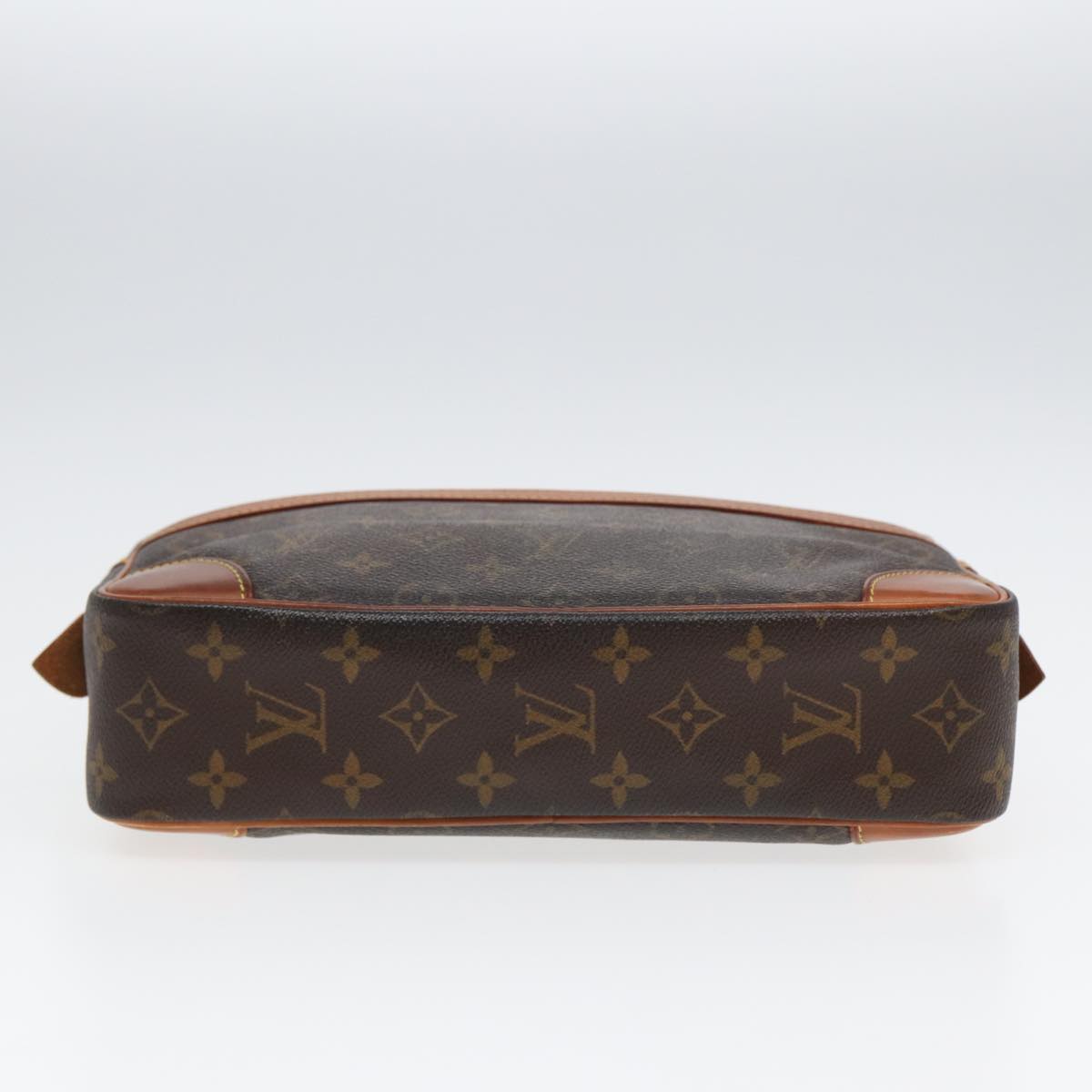 LOUIS VUITTON Monogram Compiegne 28 Clutch Bag M51845 LV Auth 78592