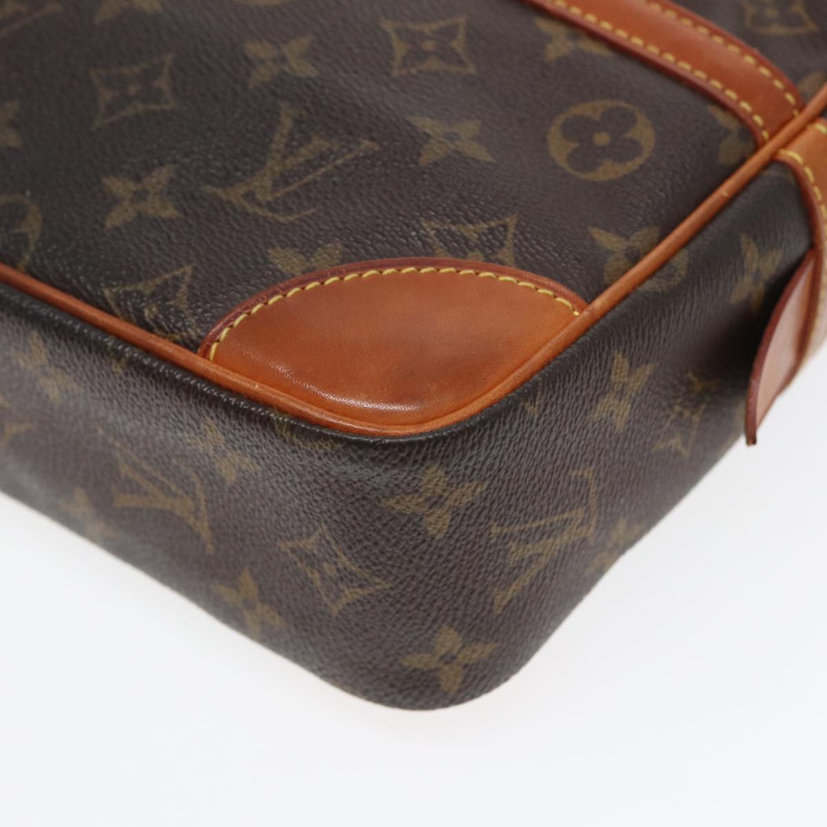 LOUIS VUITTON Monogram Compiegne 28 Clutch Bag M51845 LV Auth 78592