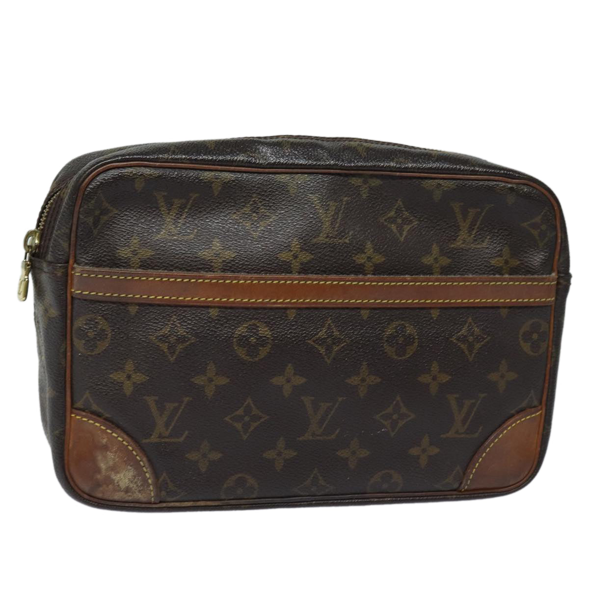 LOUIS VUITTON Monogram Trocadero 27 Shoulder Bag M51274 LV Auth 78593