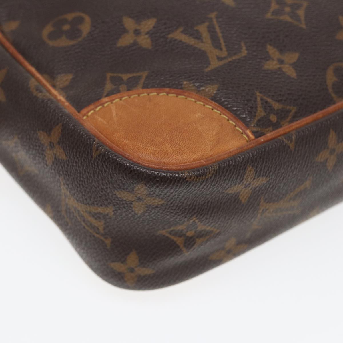 LOUIS VUITTON Monogram Compiegne 28 Clutch Bag M51845 LV Auth 78594