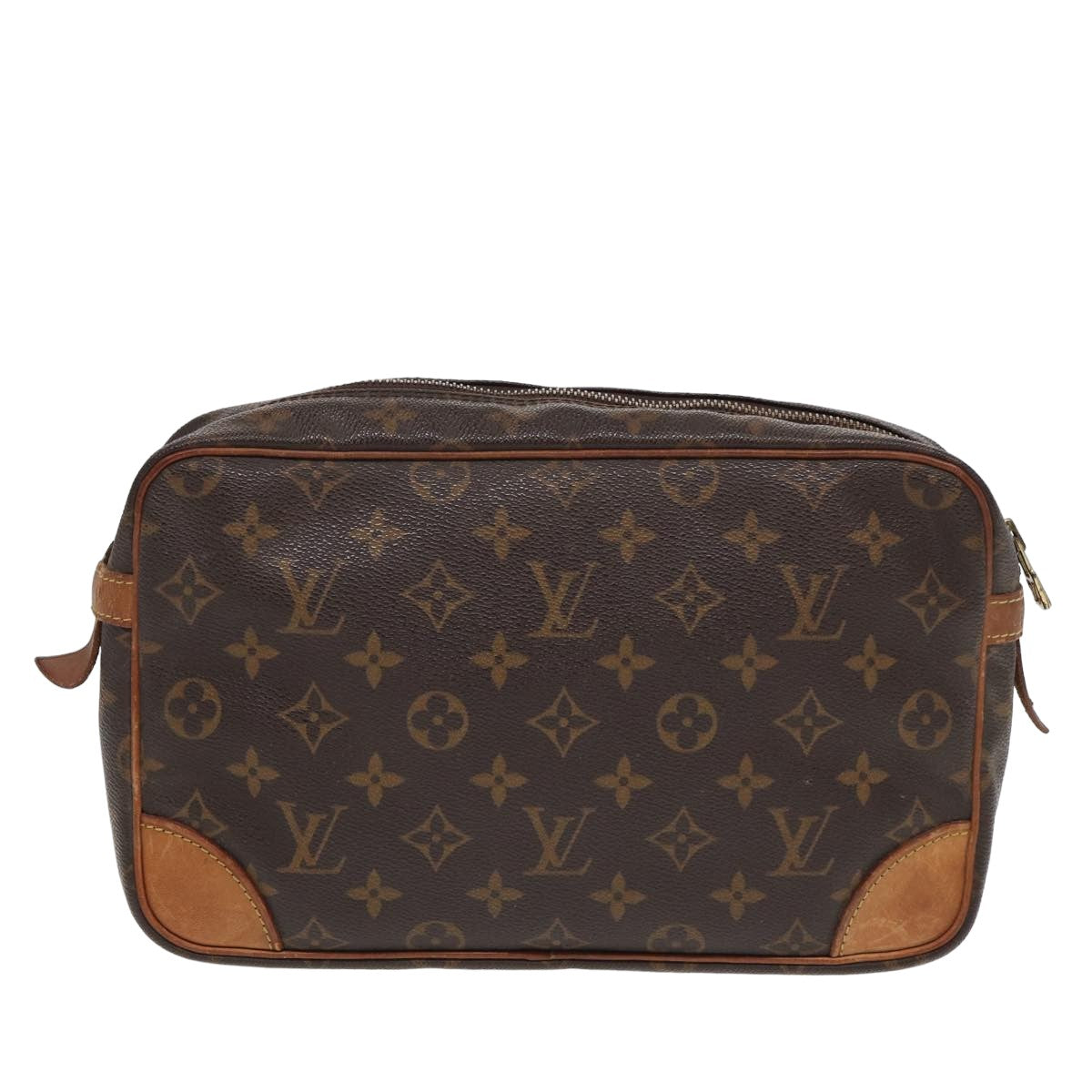 LOUIS VUITTON Monogram Compiegne 28 Clutch Bag M51845 LV Auth 78594 - 0