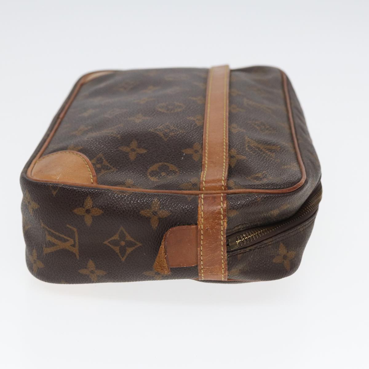 LOUIS VUITTON Monogram Compiegne 28 Clutch Bag M51845 LV Auth 78594