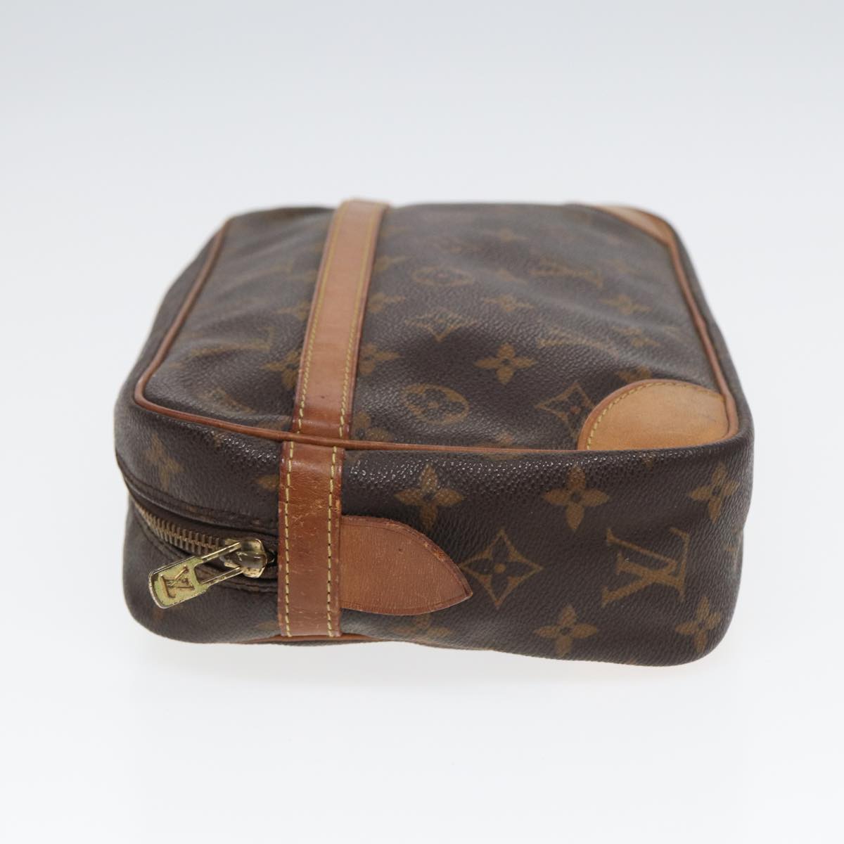 LOUIS VUITTON Monogram Compiegne 28 Clutch Bag M51845 LV Auth 78594