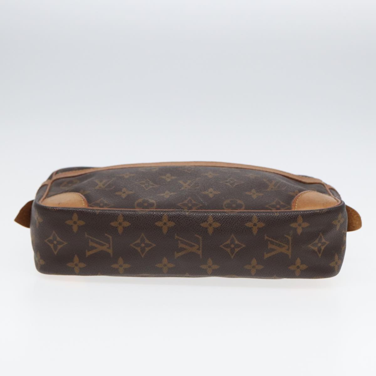 LOUIS VUITTON Monogram Compiegne 28 Clutch Bag M51845 LV Auth 78594