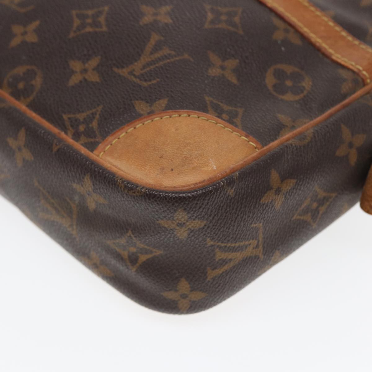 LOUIS VUITTON Monogram Compiegne 28 Clutch Bag M51845 LV Auth 78594