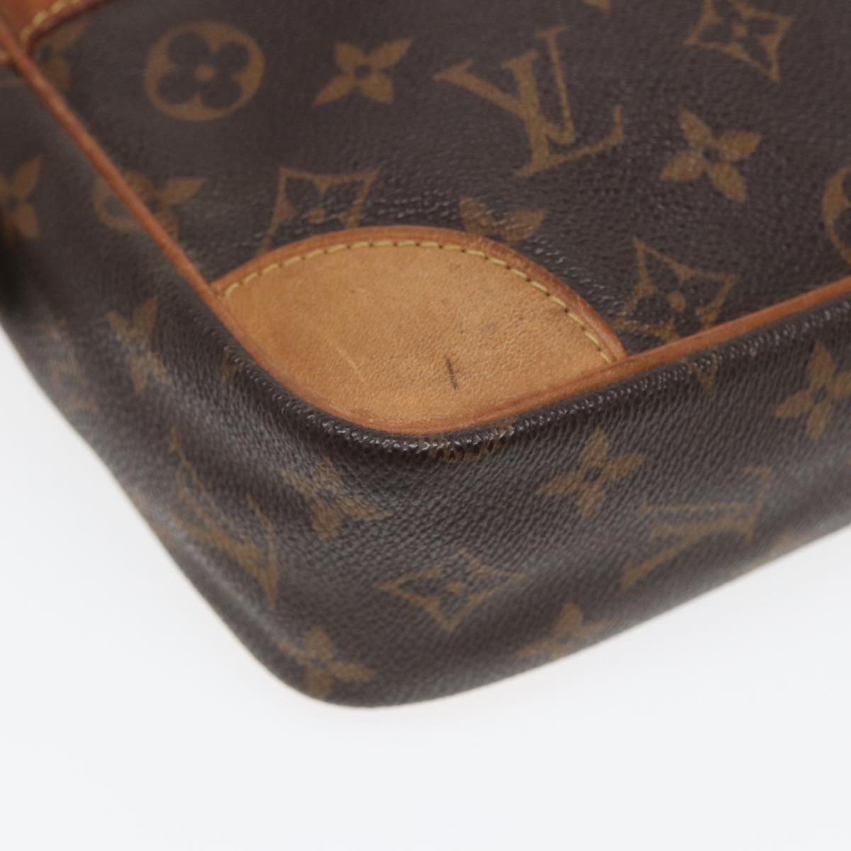 LOUIS VUITTON Monogram Compiegne 28 Clutch Bag M51845 LV Auth 78594