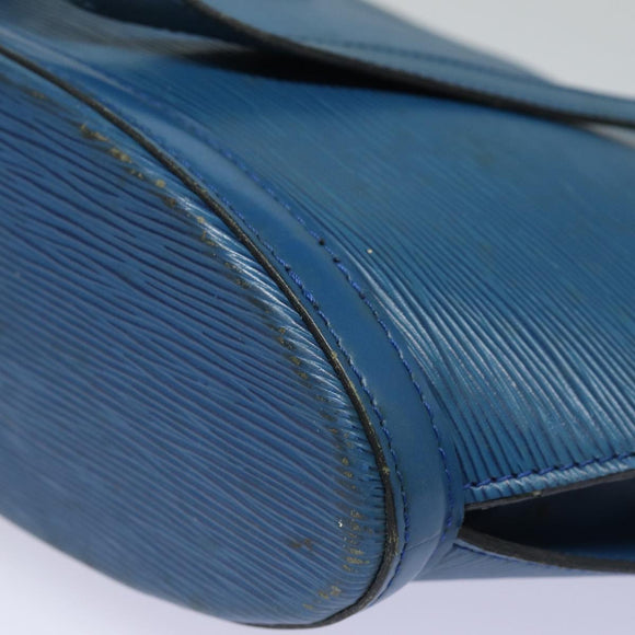 LOUIS VUITTON Epi Saint Jacques Shoulder Bag Blue M52275 LV Auth 78595