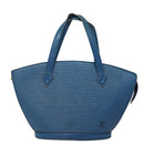 LOUIS VUITTON Epi Saint Jacques Shoulder Bag Blue M52275 LV Auth 78595-13