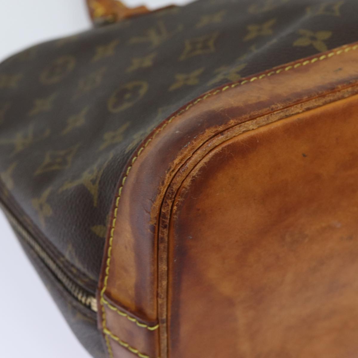 LOUIS VUITTON Monogram Alma Hand Bag M51130 LV Auth 78598