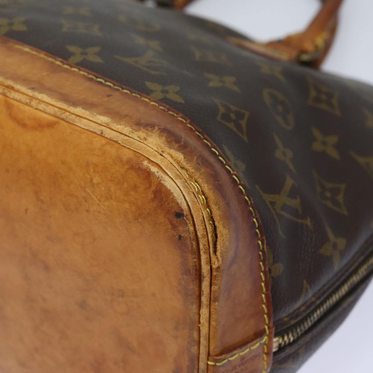 LOUIS VUITTON Monogram Alma Hand Bag M51130 LV Auth 78598