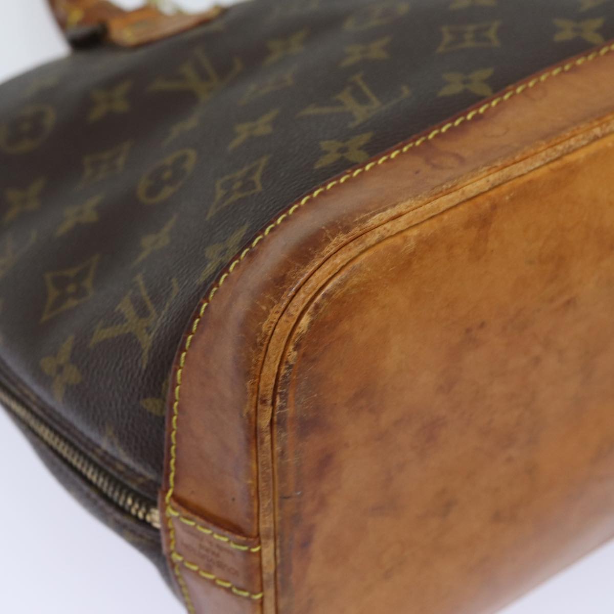 LOUIS VUITTON Monogram Alma Hand Bag M51130 LV Auth 78598