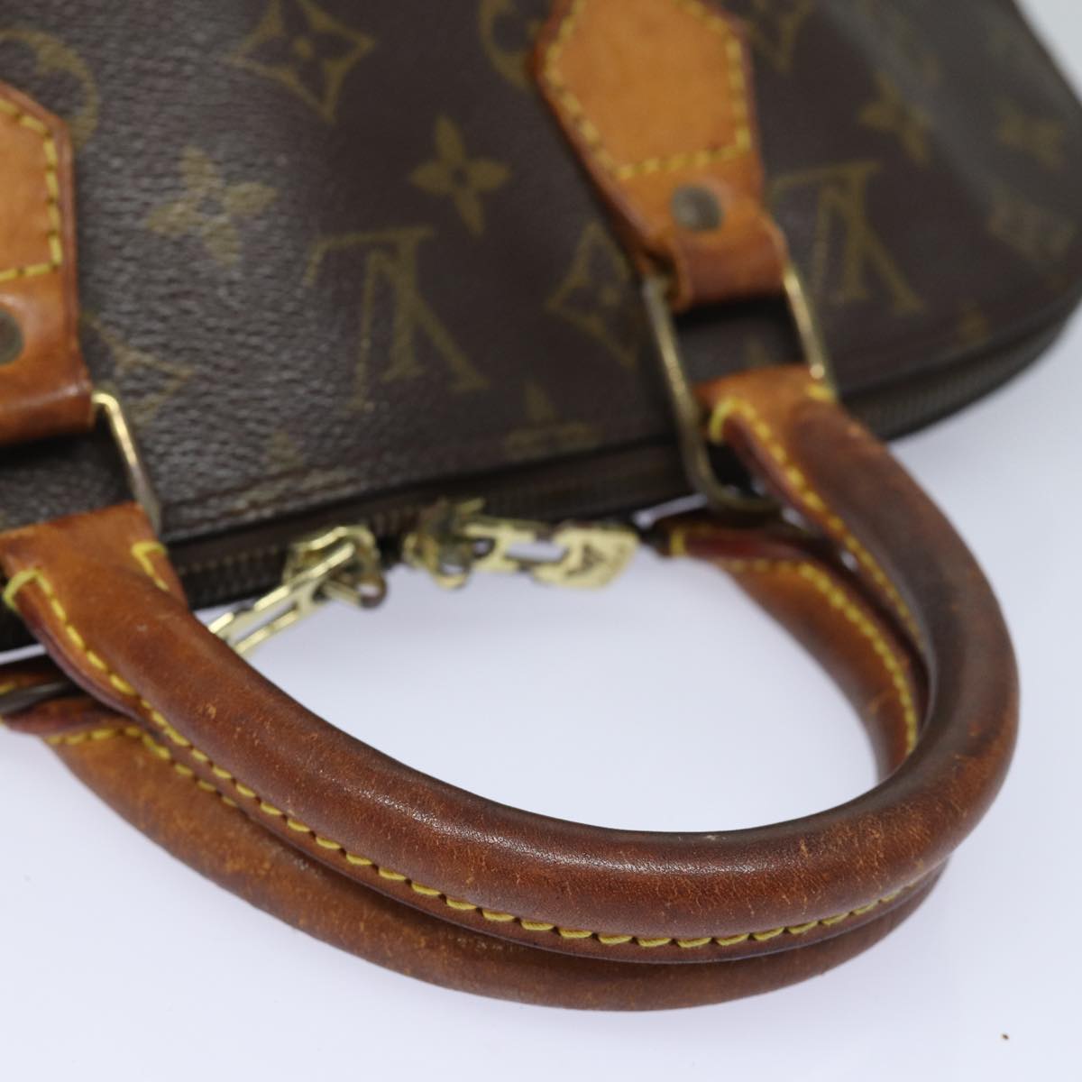 LOUIS VUITTON Monogram Alma Hand Bag M51130 LV Auth 78598