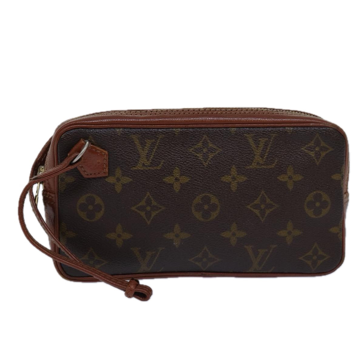 LOUIS VUITTON Monogram Posh Sports Clutch Bag LV Auth 78602