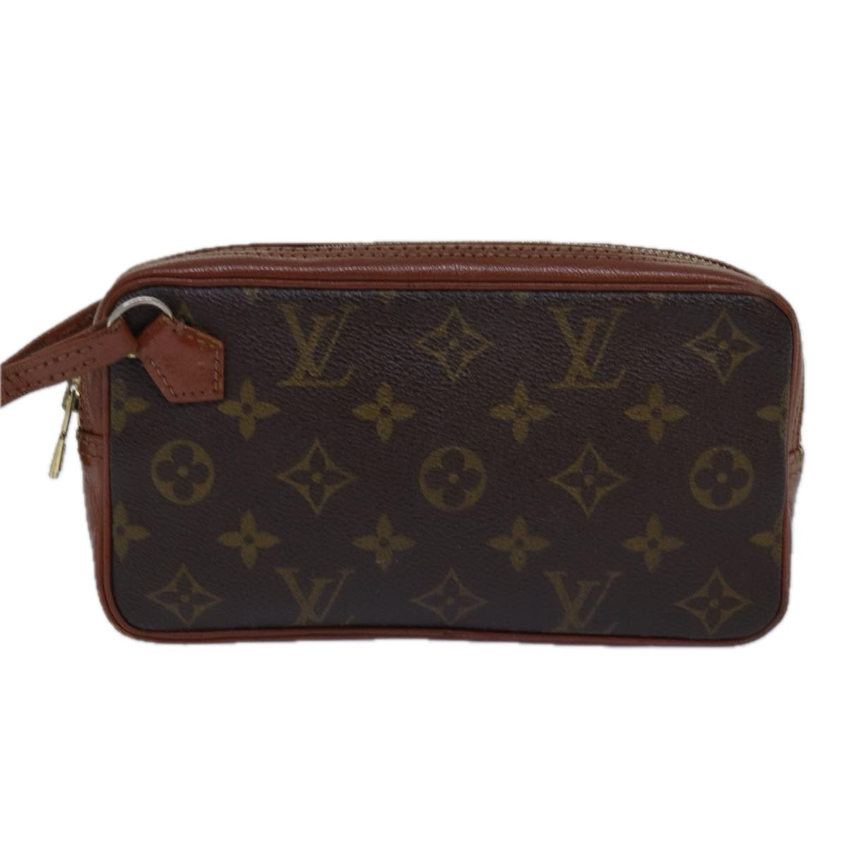 LOUIS VUITTON Monogram Posh Sports Clutch Bag LV Auth 78602