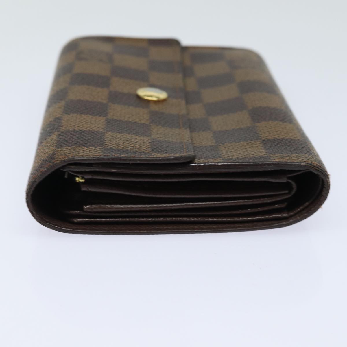 LOUIS VUITTON Damier Ebene Portefeuille Alexandra Wallet N63067 LV Auth 78606