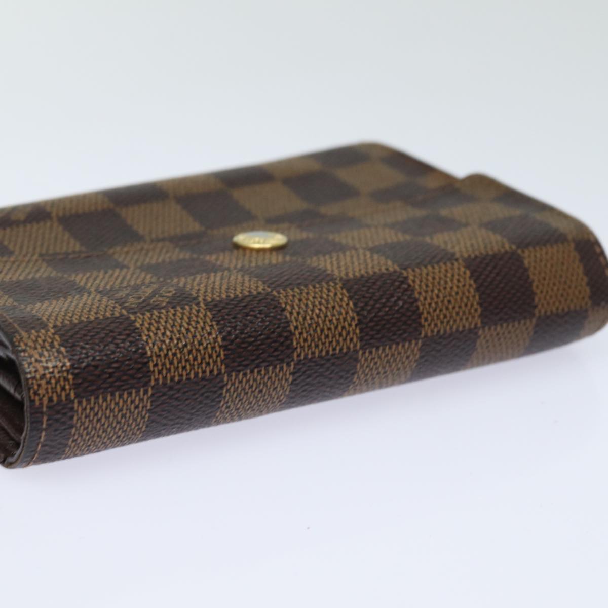 LOUIS VUITTON Damier Ebene Portefeuille Alexandra Wallet N63067 LV Auth 78606