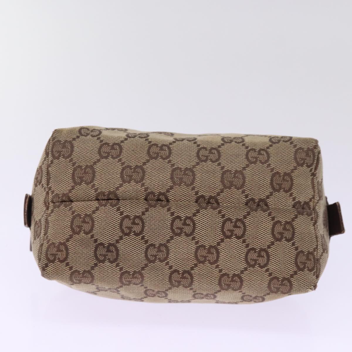 GUCCI GG Canvas Pouch Beige 29595 Auth 78607