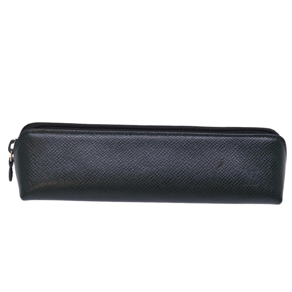 LOUIS VUITTON Taiga Pen Case Epicea LV Auth 78611