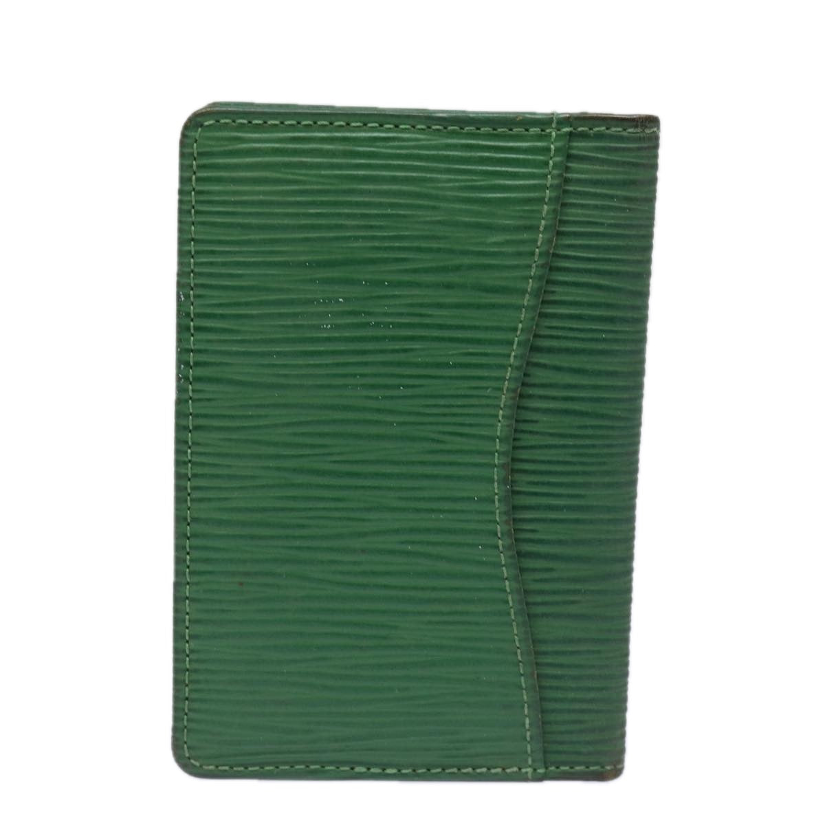 LOUIS VUITTON Epi Organizer Dupoch Card Case Green M63584 LV Auth 78626 - 0