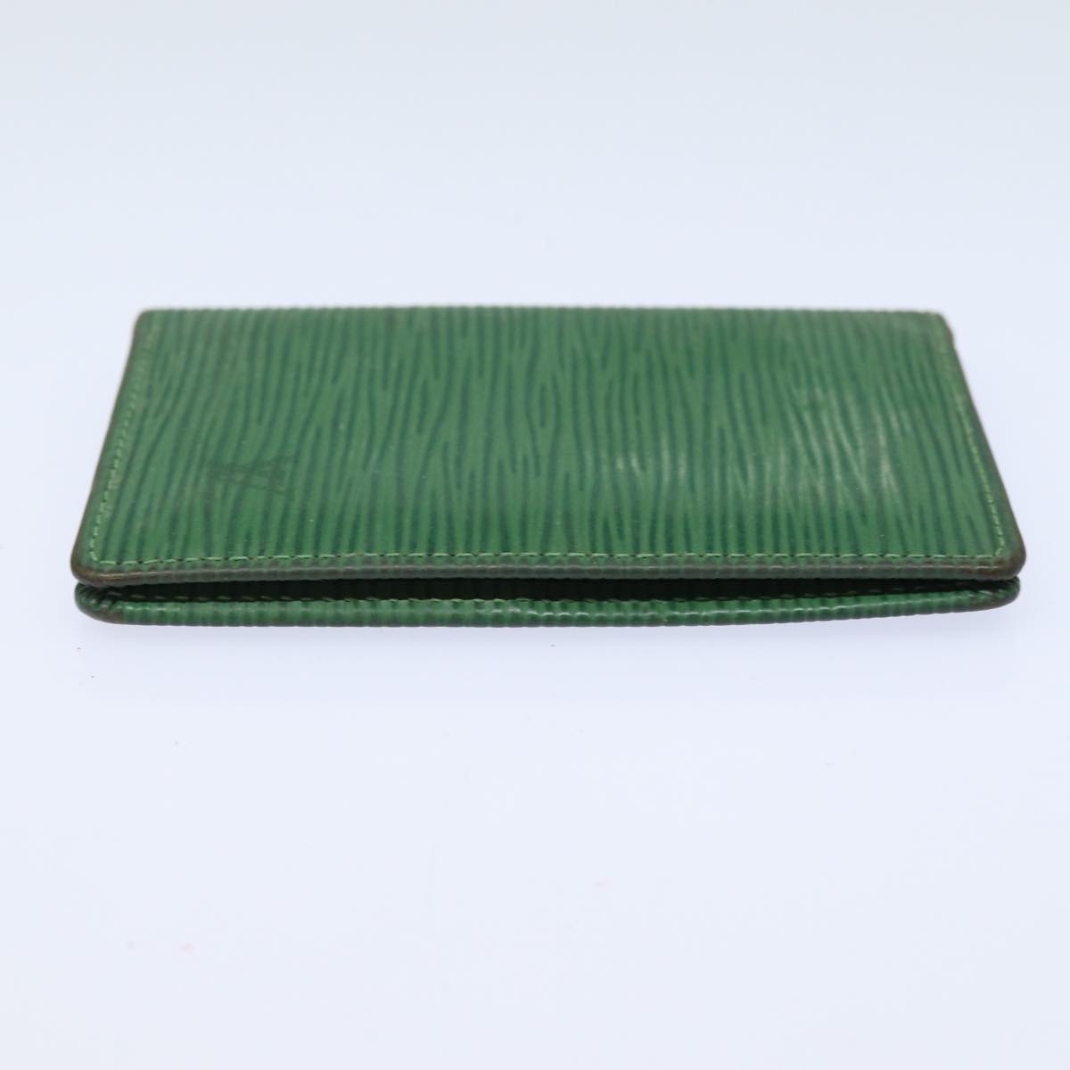 LOUIS VUITTON Epi Organizer Dupoch Card Case Green M63584 LV Auth 78626