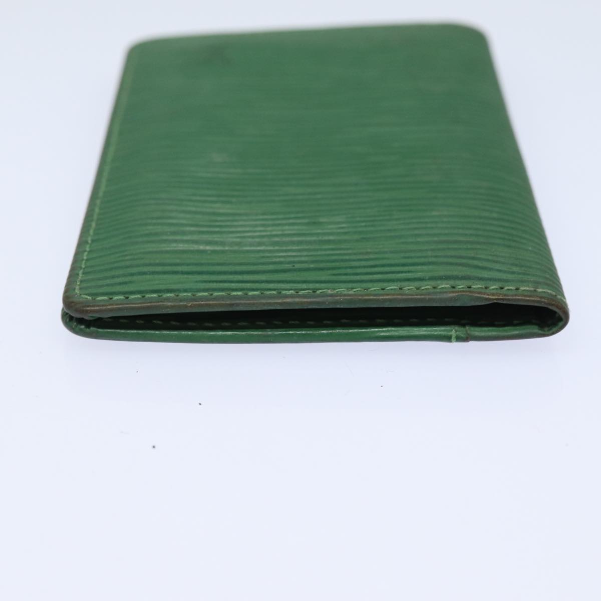 LOUIS VUITTON Epi Organizer Dupoch Card Case Green M63584 LV Auth 78626