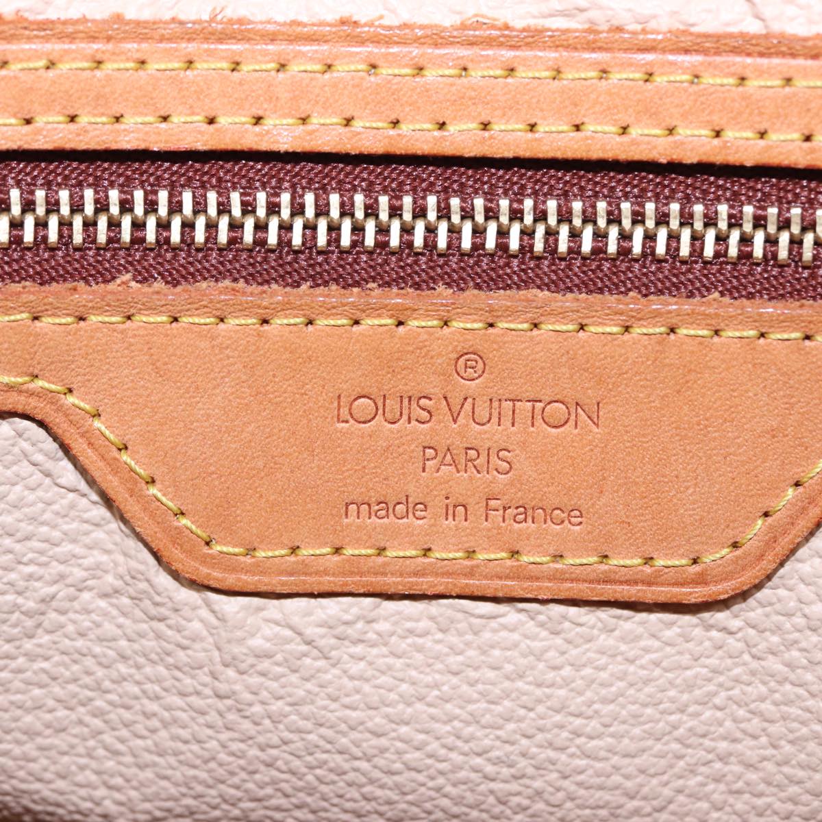 LOUIS VUITTON Monogram Bucket PM Shoulder Bag M42238 LV Auth 78634