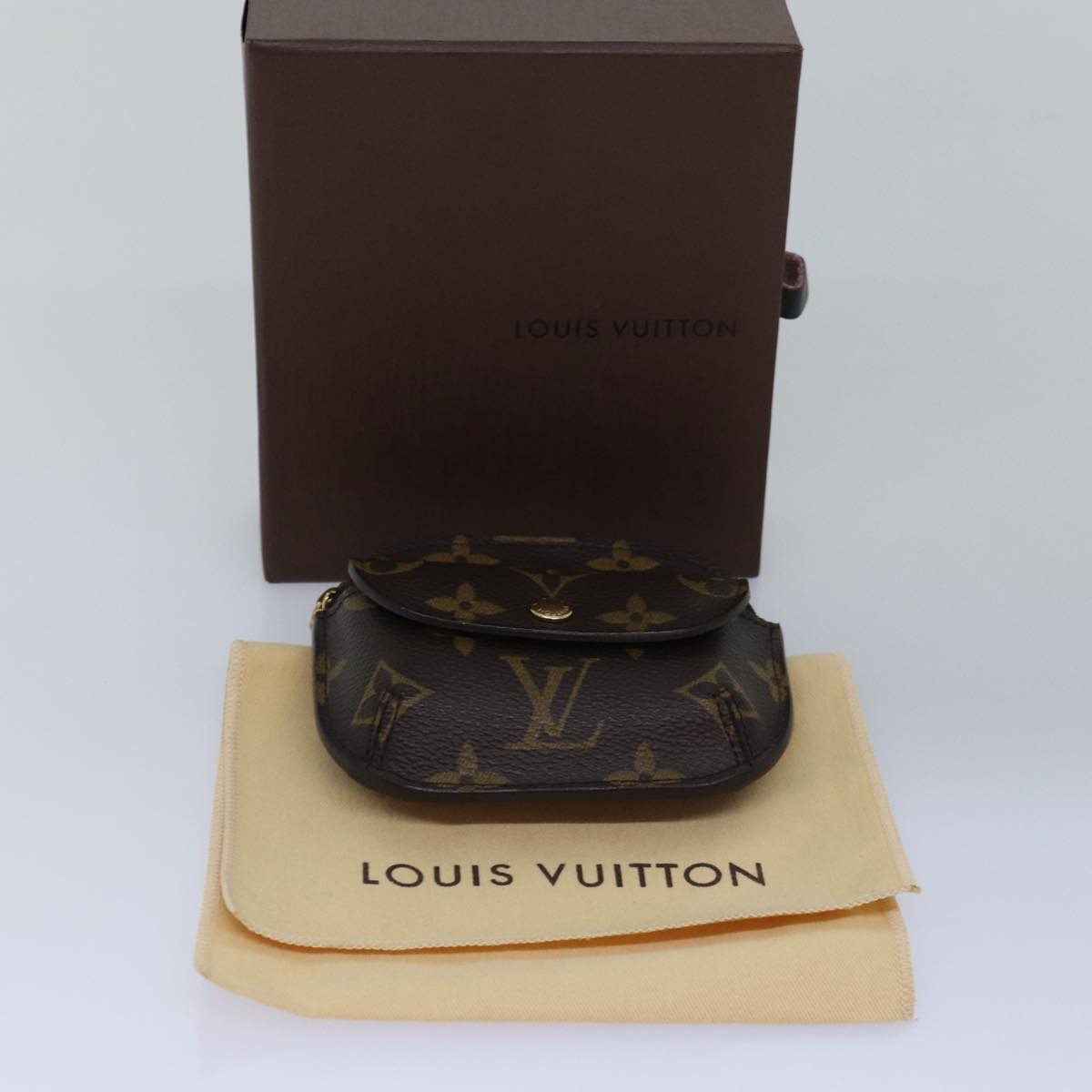 LOUIS VUITTON Monogram Porte Monnaie Schilling Coin Purse M60025 LV Auth 78635