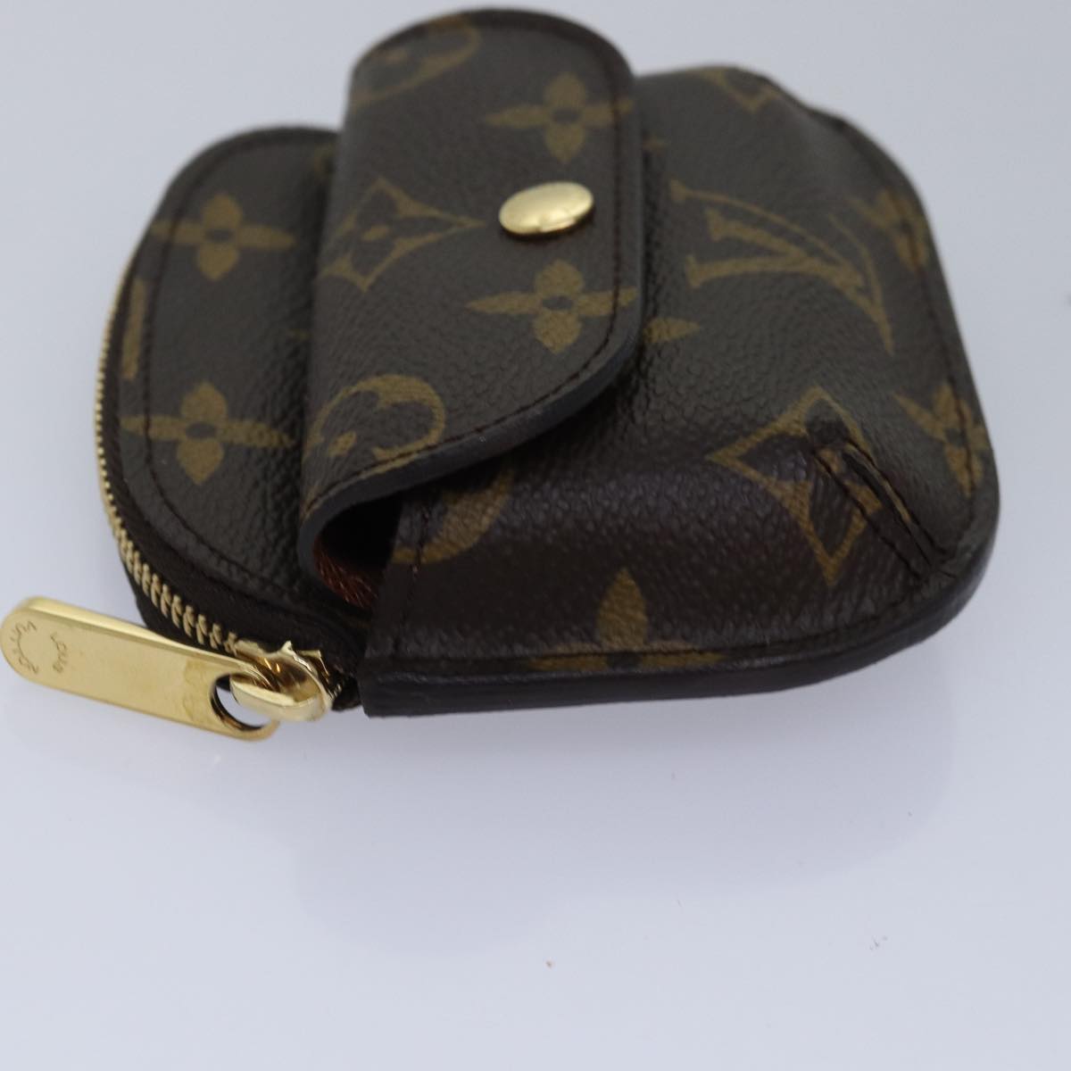 LOUIS VUITTON Monogram Porte Monnaie Schilling Coin Purse M60025 LV Auth 78635