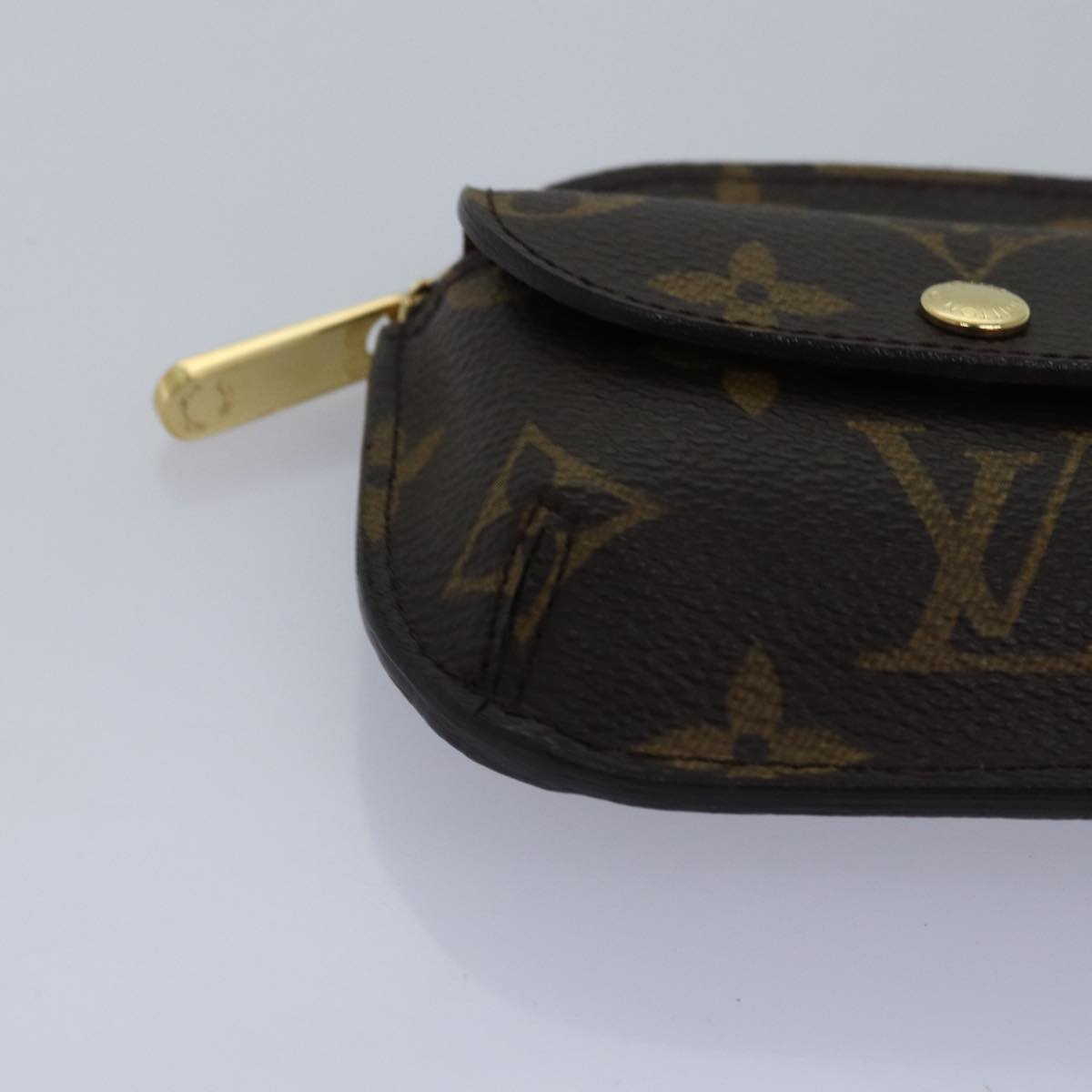 LOUIS VUITTON Monogram Porte Monnaie Schilling Coin Purse M60025 LV Auth 78635