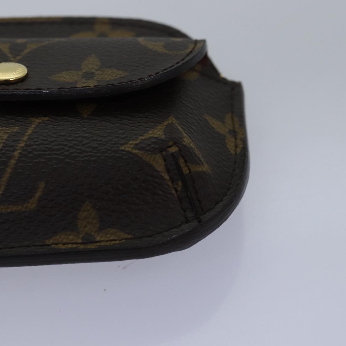 LOUIS VUITTON Monogram Porte Monnaie Schilling Coin Purse M60025 LV Auth 78635