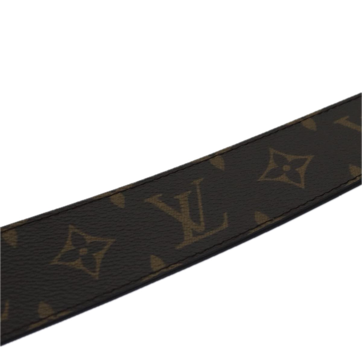 LOUIS VUITTON Monogram Ceinture Initial Belt 80/32 38.2"" M0323 LV Auth 78636A