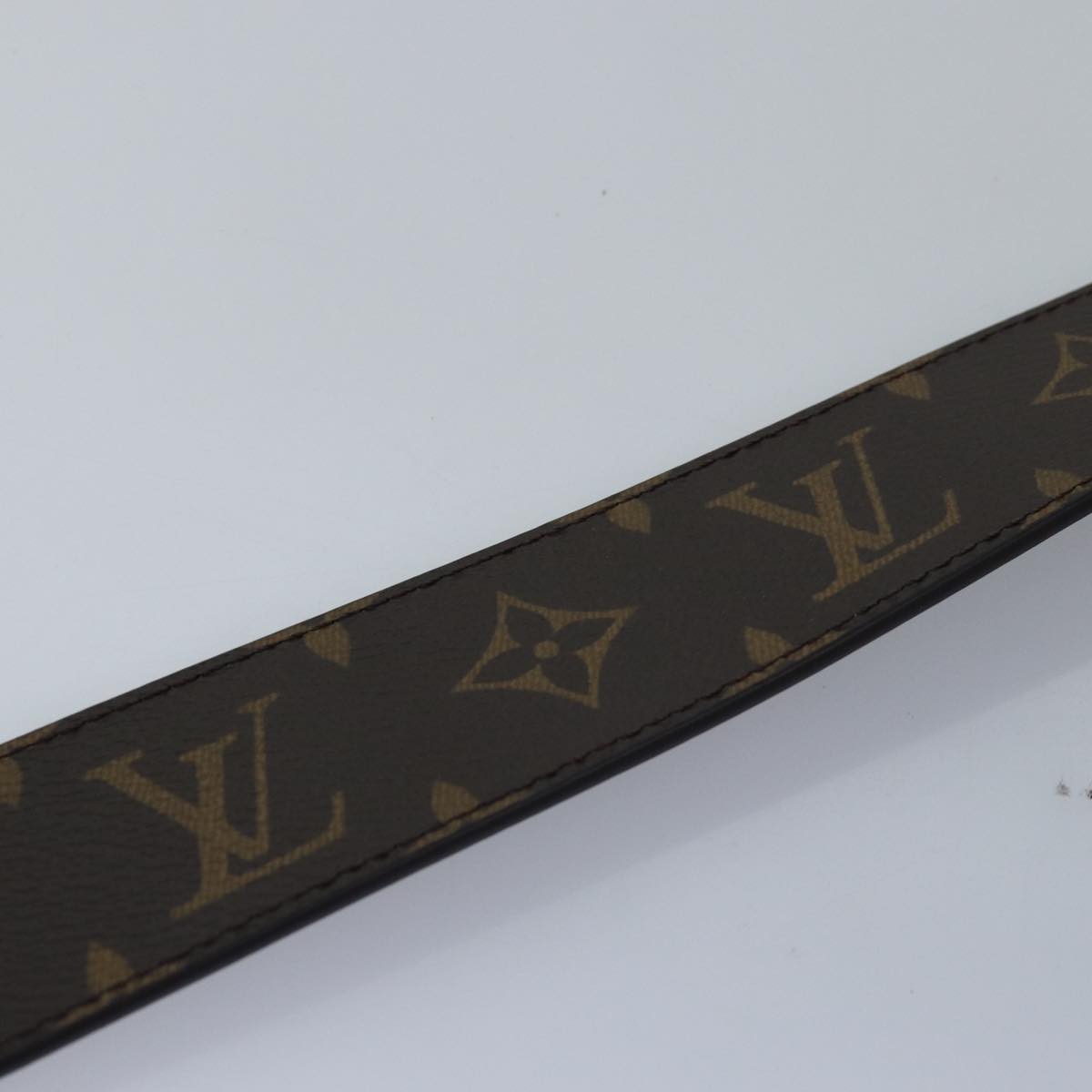 LOUIS VUITTON Monogram Ceinture Initial Belt 80/32 38.2"" M0323 LV Auth 78636A