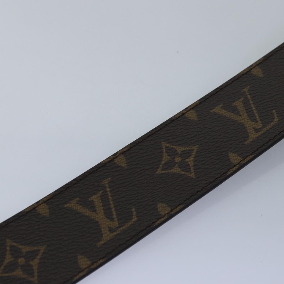 LOUIS VUITTON Monogram Ceinture Initial Belt 80/32 38.2"" M0323 LV Auth 78636A