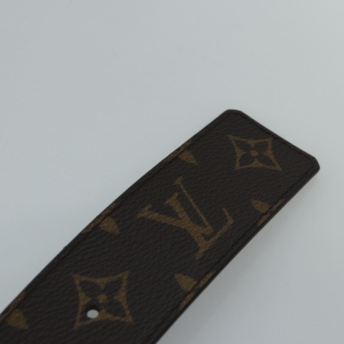 LOUIS VUITTON Monogram Ceinture Initial Belt 80/32 38.2"" M0323 LV Auth 78636A