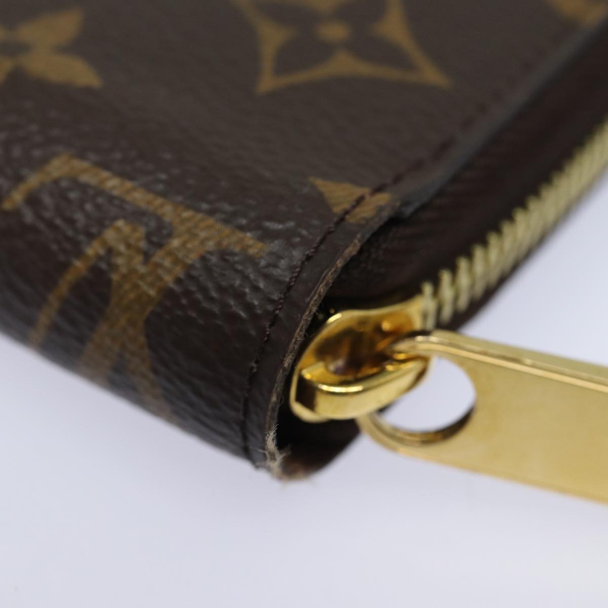 LOUIS VUITTON Monogram Zippy Wallet Long Wallet M42616 LV Auth 78637A