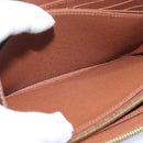 LOUIS VUITTON Monogram Zippy Wallet Long Wallet M42616 LV Auth 78637A-21