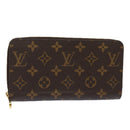 LOUIS VUITTON Monogram Zippy Wallet Long Wallet M42616 LV Auth 78637A-1
