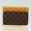 LOUIS VUITTON Monogram Zippy Wallet Long Wallet M42616 LV Auth 78637A-12