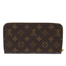 LOUIS VUITTON Monogram Zippy Wallet Long Wallet M42616 LV Auth 78637A-2