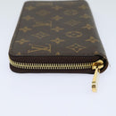 LOUIS VUITTON Monogram Zippy Wallet Long Wallet M42616 LV Auth 78637A-3