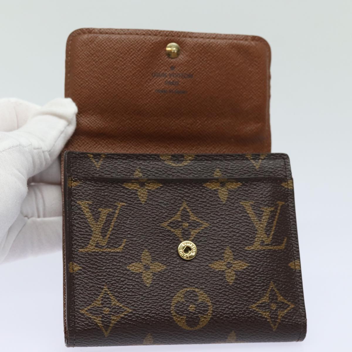 LOUIS VUITTON Monogram Portefeuille Anais Wallet M60402 LV Auth 78646