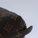 LOUIS VUITTON Monogram Trousse Demi Ronde Cosmetische Etui M47520 LV Auth 78651-16