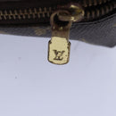 LOUIS VUITTON Monogram Trousse Demi Ronde Cosmetic Pouch M47520 LV Auth 78651-8
