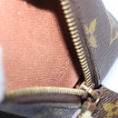 LOUIS VUITTON Monogram Trousse Demi Ronde Cosmetic Pouch M47520 LV Auth 78651-12