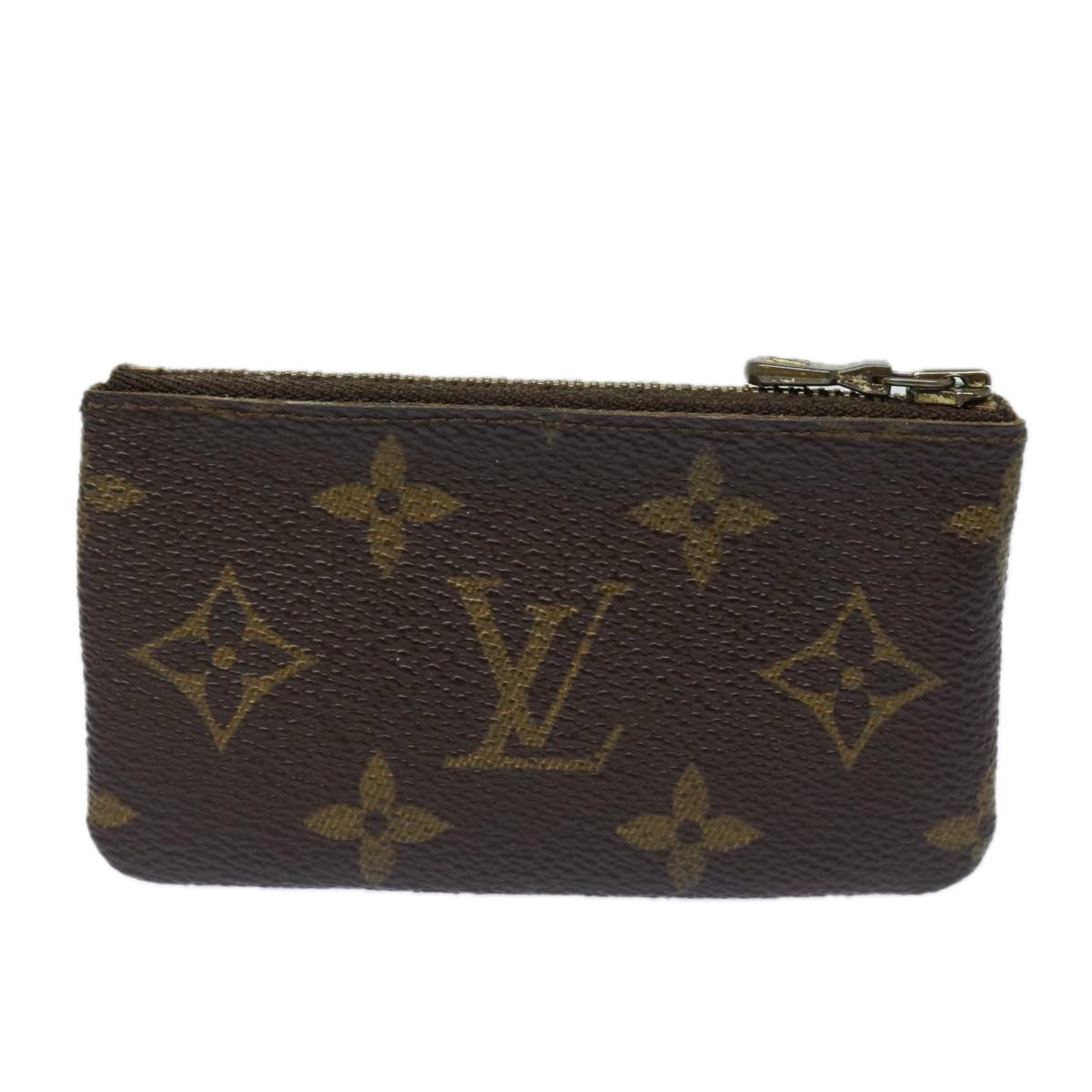 LOUIS VUITTON Monogram Pochette Cles Coin Purse M62650 LV Auth 78656 - 0