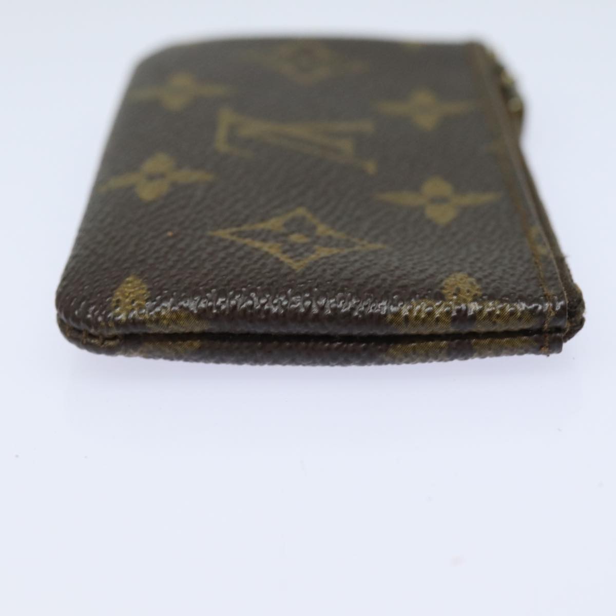 LOUIS VUITTON Monogram Pochette Cles Coin Purse M62650 LV Auth 78656