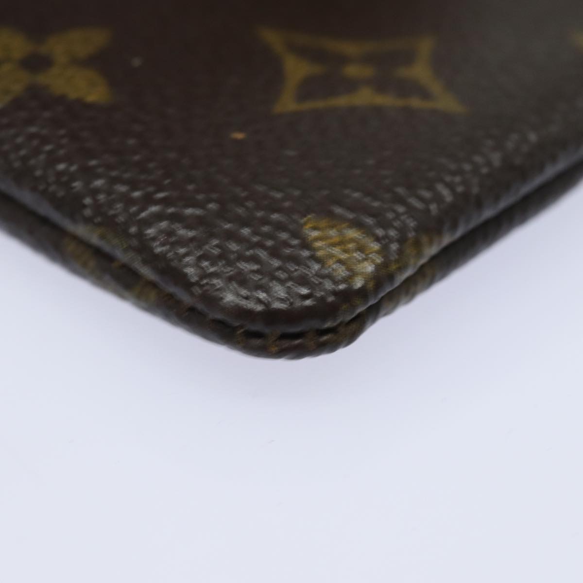 LOUIS VUITTON Monogram Pochette Cles Coin Purse M62650 LV Auth 78656