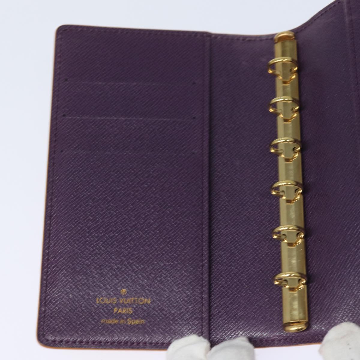 LOUIS VUITTON Epi Agenda PM Day Planner Cover Yellow R20059 LV Auth 78657